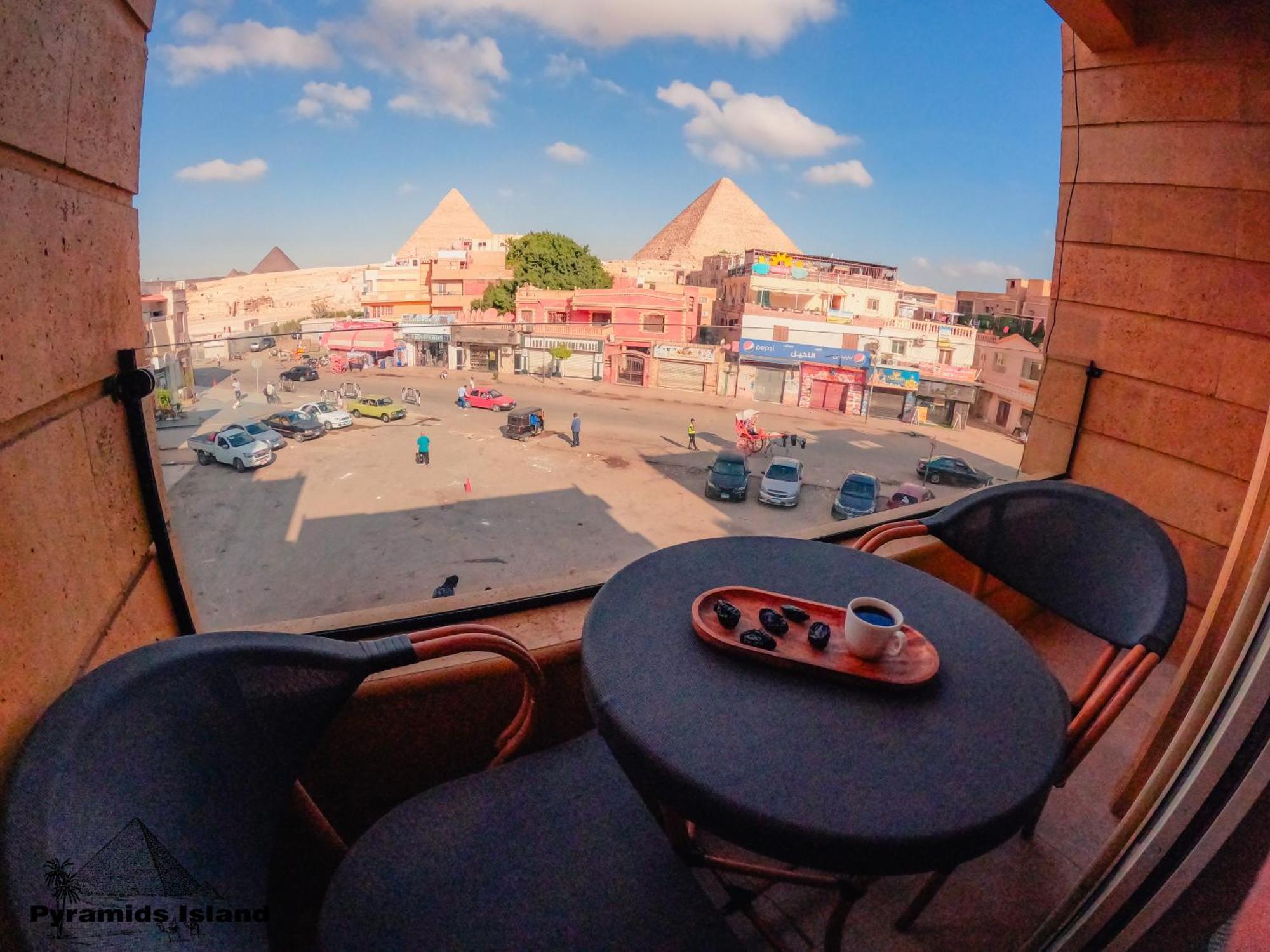 Pyramids Island Bed & Breakfast Kafret el-Gabal Eksteriør bilde