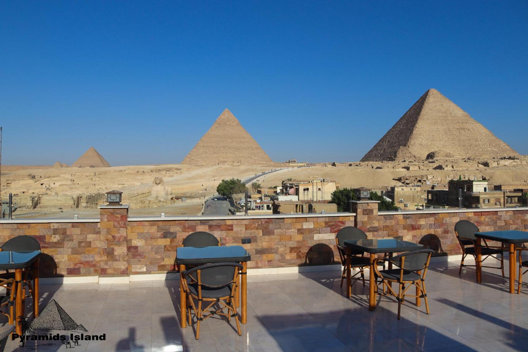 Pyramids Island Bed & Breakfast Kafret el-Gabal Eksteriør bilde