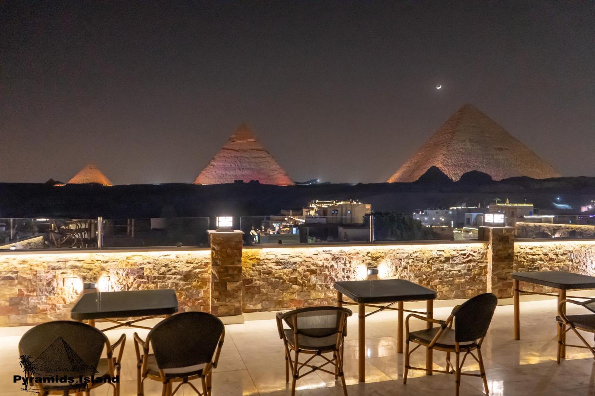Pyramids Island Bed & Breakfast Kafret el-Gabal Eksteriør bilde