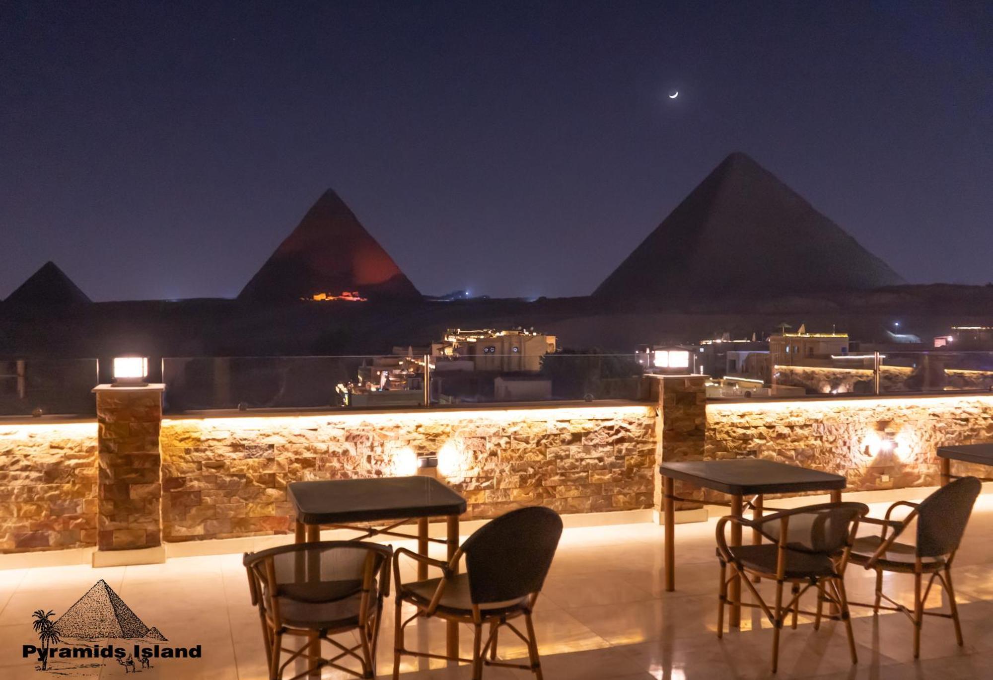Pyramids Island Bed & Breakfast Kafret el-Gabal Eksteriør bilde