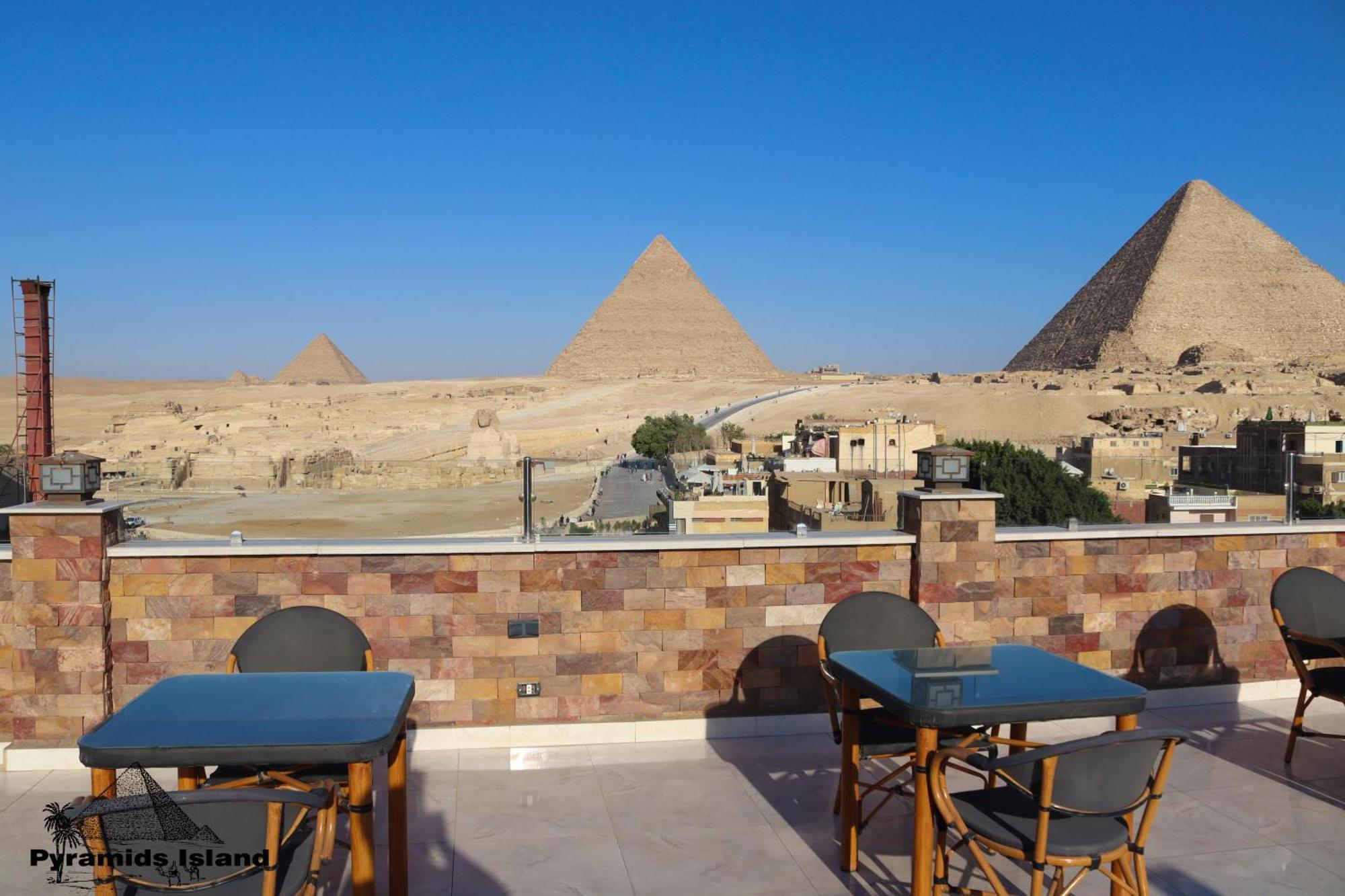 Pyramids Island Bed & Breakfast Kafret el-Gabal Eksteriør bilde