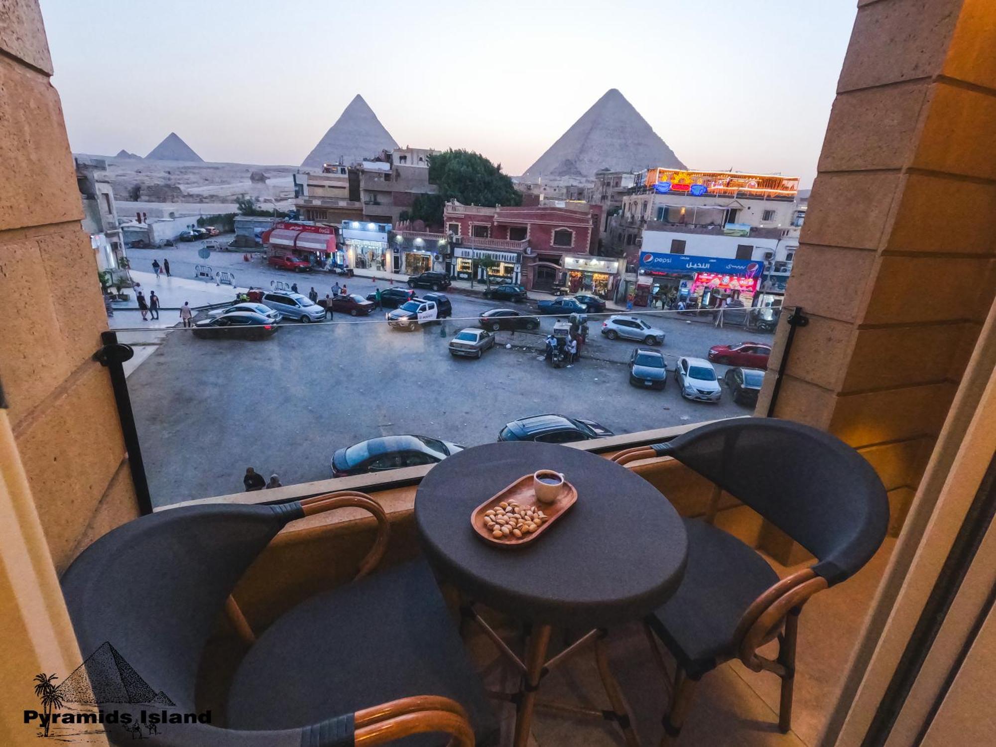 Pyramids Island Bed & Breakfast Kafret el-Gabal Eksteriør bilde