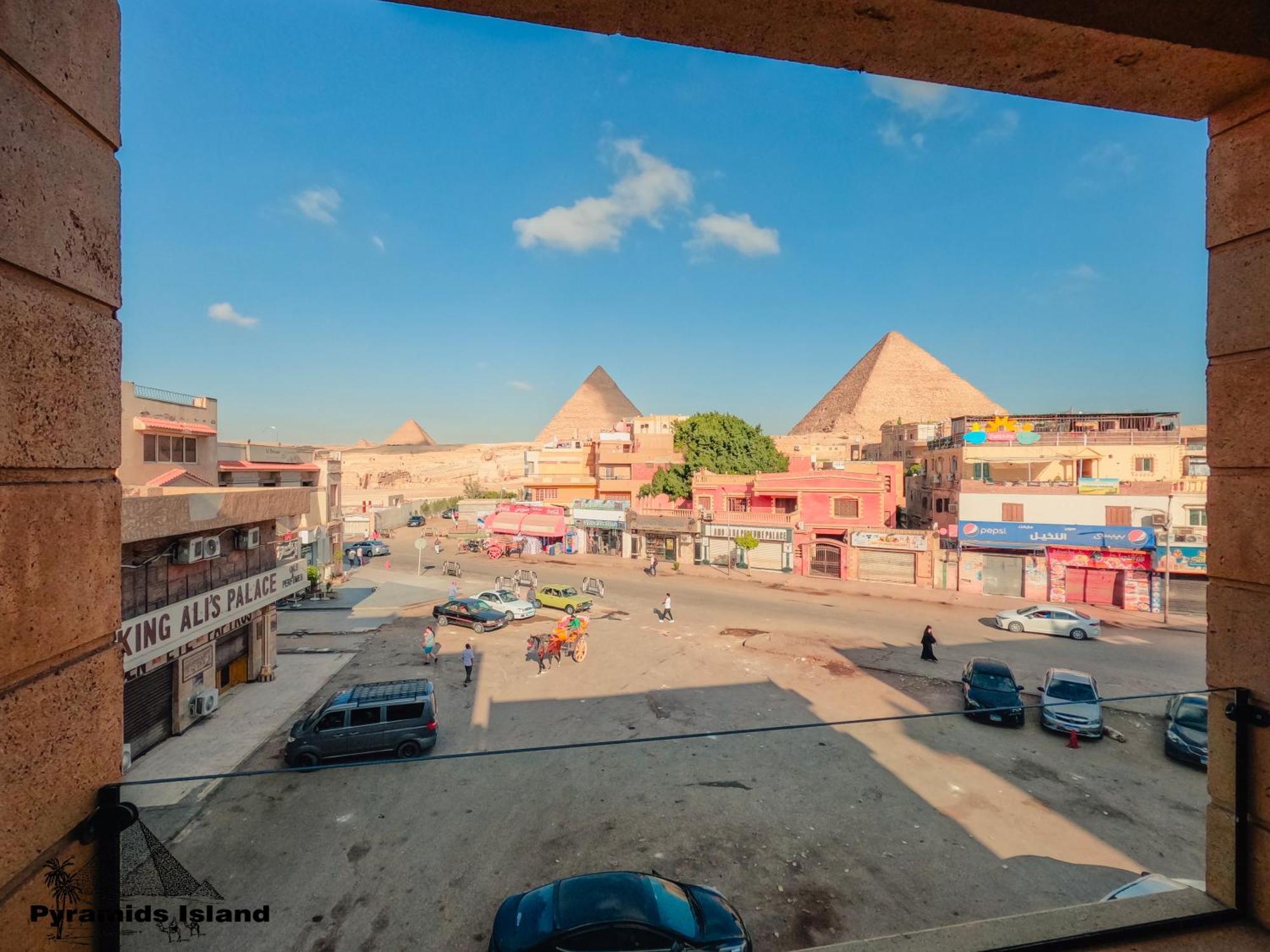 Pyramids Island Bed & Breakfast Kafret el-Gabal Eksteriør bilde