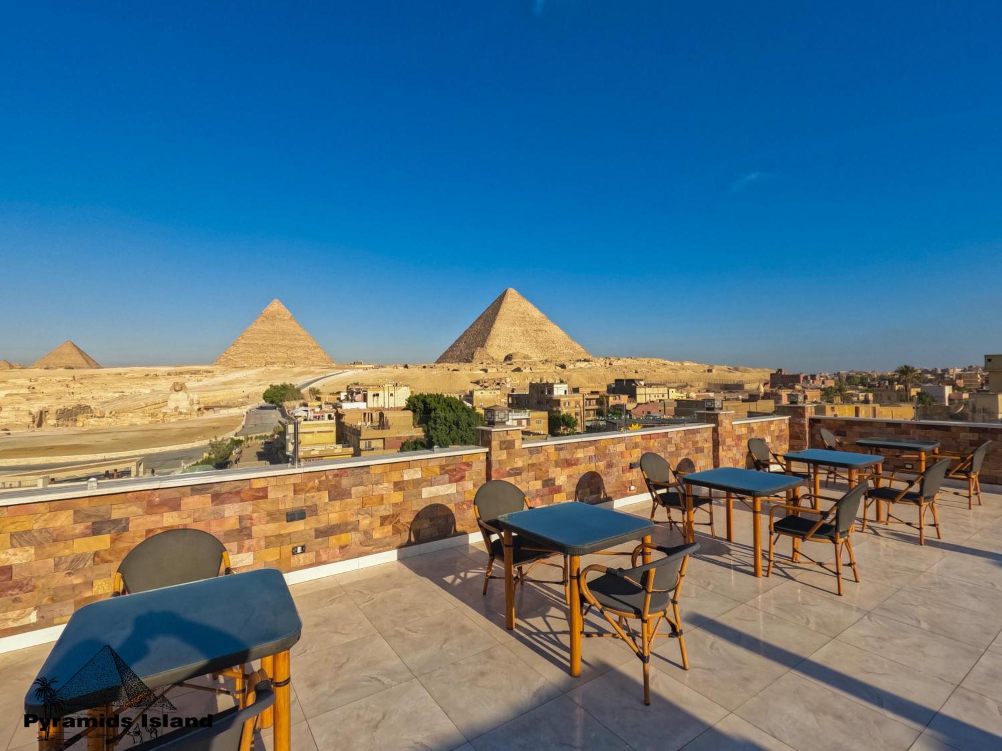 Pyramids Island Bed & Breakfast Kafret el-Gabal Eksteriør bilde
