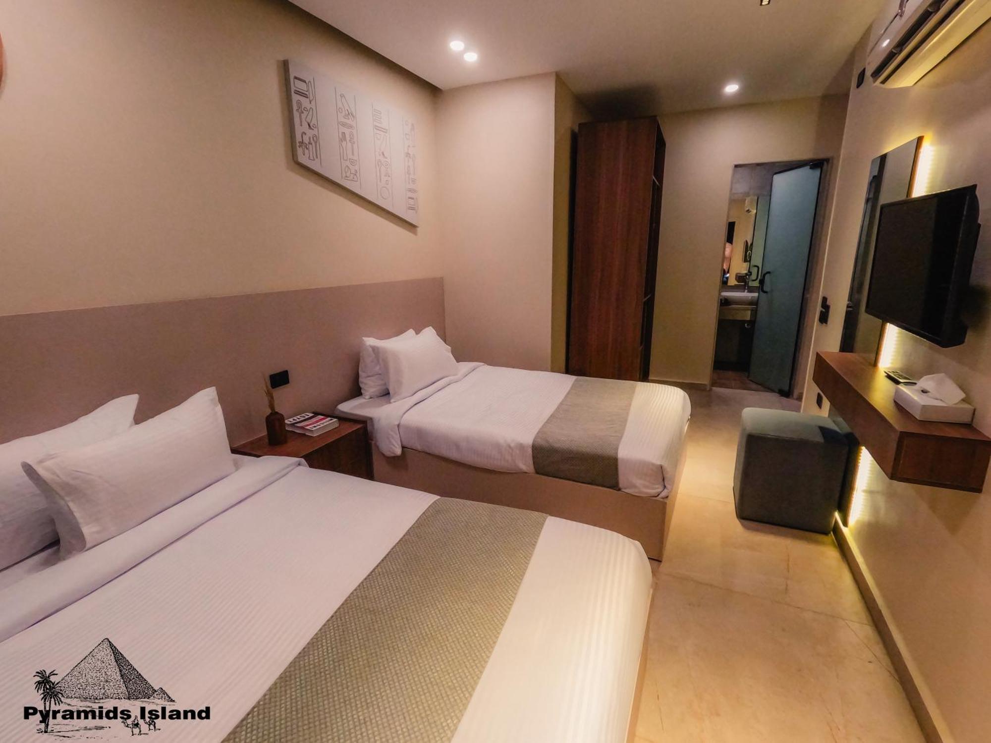 Pyramids Island Bed & Breakfast Kafret el-Gabal Eksteriør bilde
